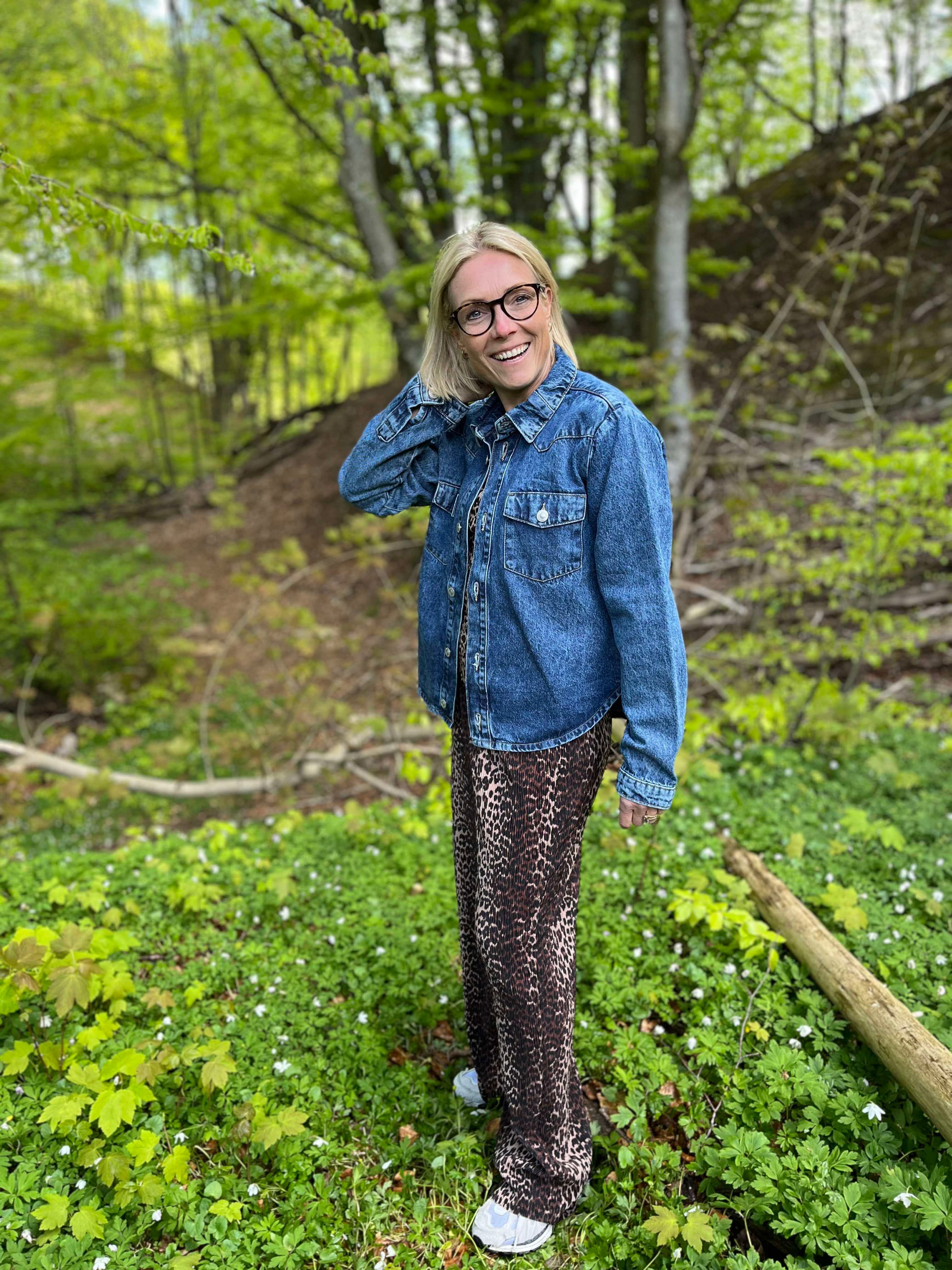 PCTASHA Denim Shirt - Medium Blue Denim